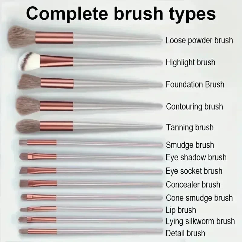 13 Piece Makeup Brush Set