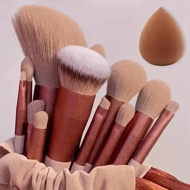 13 Piece Makeup Brush Set