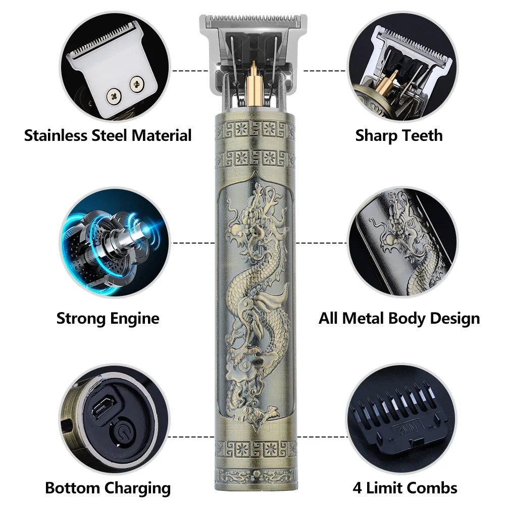 Retro T9 Hair Trimmer Set