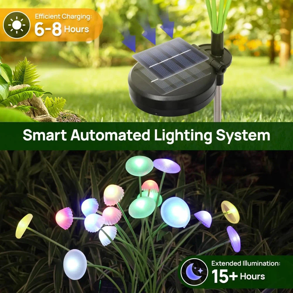 Solar Mushroom Garden Lights