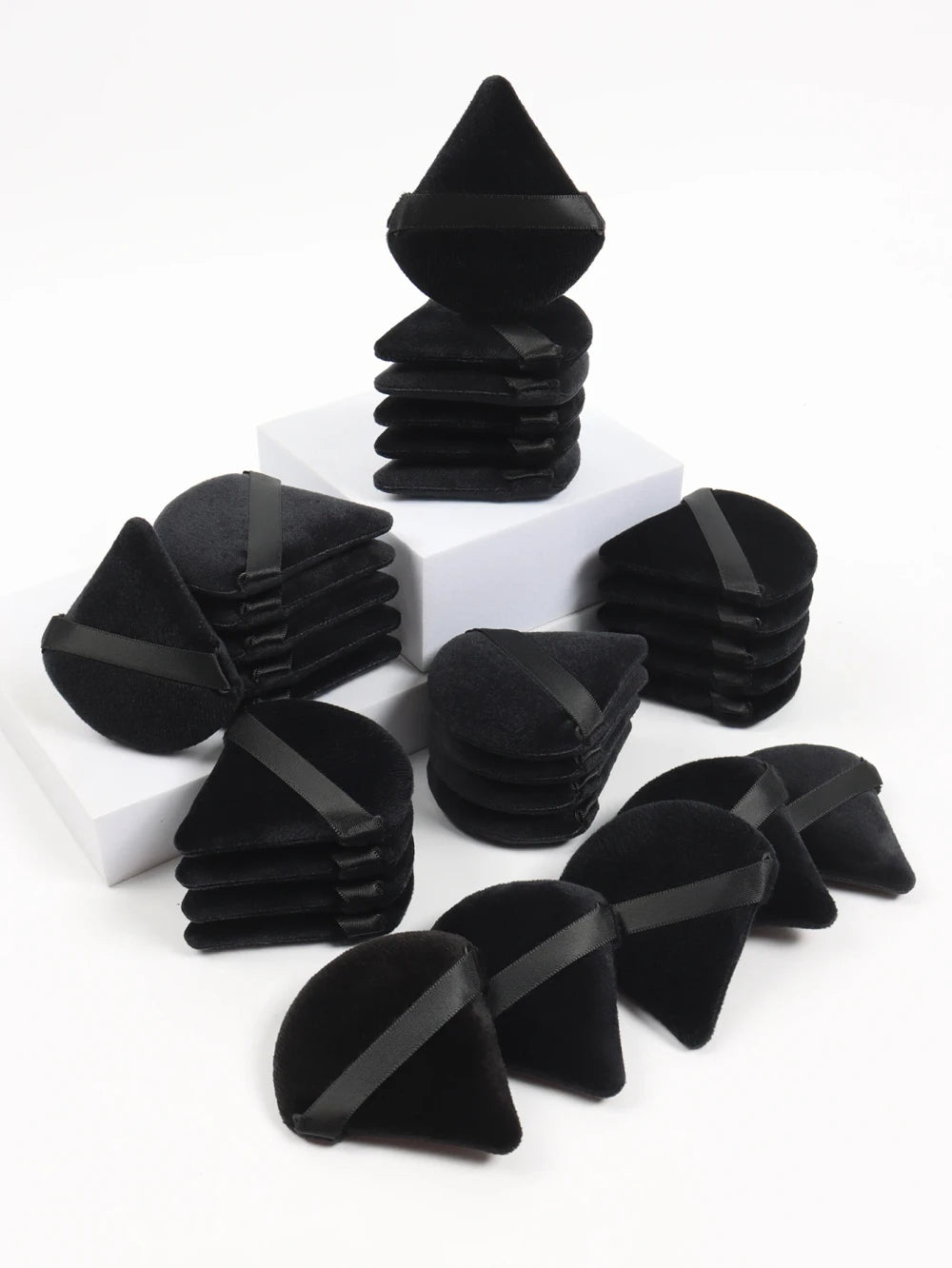 Black Triangle Powder Puff