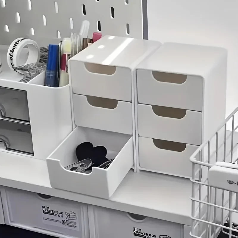 3-Tier Desk Organizer White