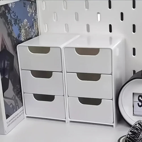 3-Tier Desk Organizer White